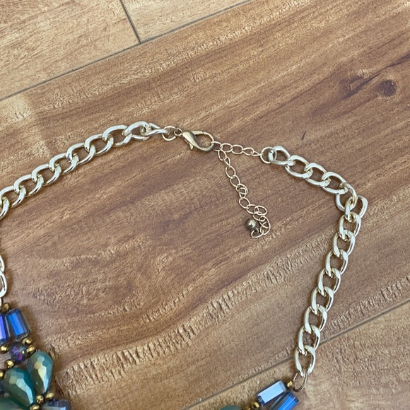 Jewel toned gem necklace - Picture 5 of 7